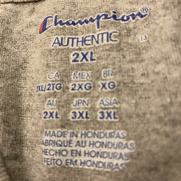 Heavy weight grey champion tshirt - Picture 2 of 2